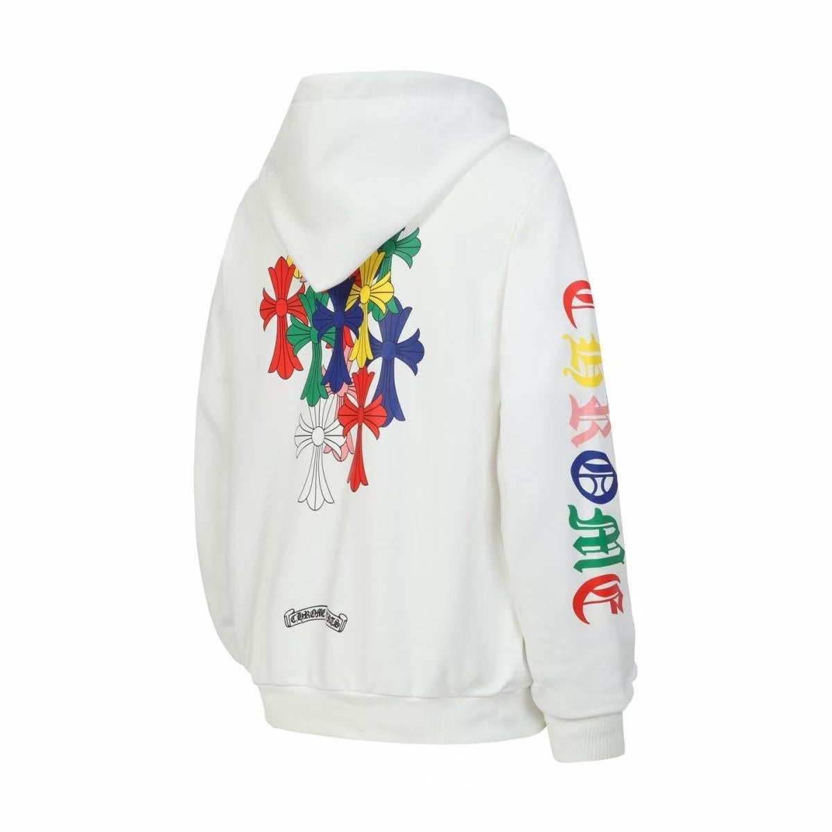 Chrome Hearts Classic Crewneck Sweatshirt in White / Multicolor