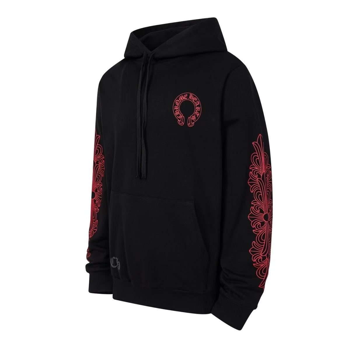 Chrome Hearts Classic Crewneck Sweatshirt in Black/Red