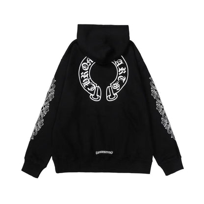 Chrome Hearts Classic Crewneck Sweatshirt in Black/White