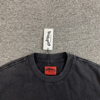 GODSPEED BUTTERFLY EFFECT T-SHIRT WASHED BLACK