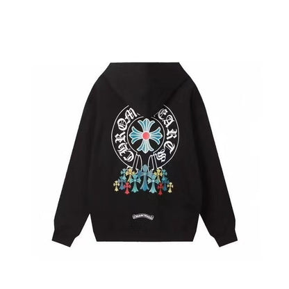 Chrome Hearts Classic Crewneck Sweatshirt in Black / Multicolor