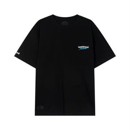 Chrome Hearts Classic Crewneck T-Shirt in Black/White/Blue
