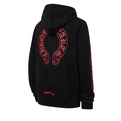 Chrome Hearts Classic Crewneck Sweatshirt in Black/Red