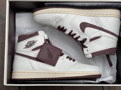 Iconic silhouette, A Ma Maniere collaboration, Luxurious design, Premium materials, Unique detailing, Fashion-forward statement, Standout sneakers, Collector's item, High-end collaboration, Sneaker culture.