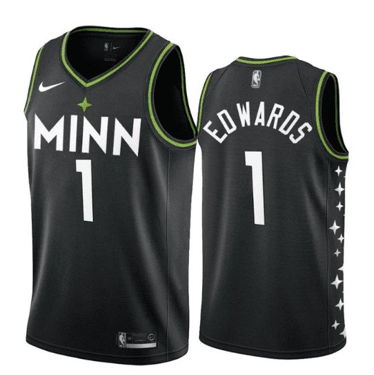 ANTHONY EDWARDS MINNESOTA TIMBERWOLVES CITY EDITION JERSEY - Prime Reps