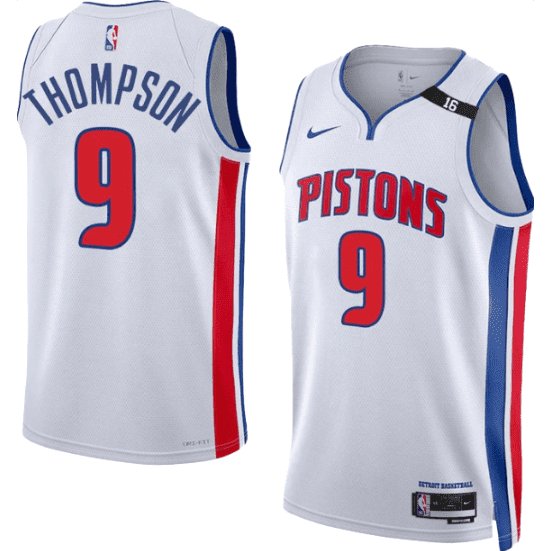 AUSAR THOMPSON DETROIT PISTONS ASSOCIATION JERSEY - Prime Reps