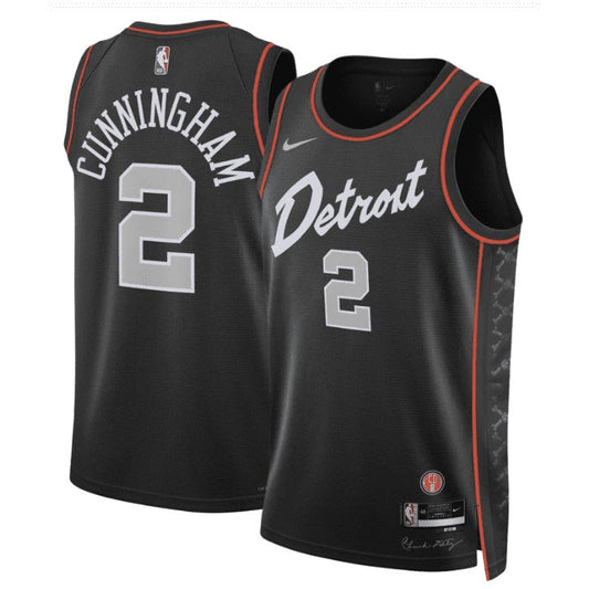 CADE CUNNINGHAM DETROIT PISTONS 2023-24 CITY EDITION JERSEY - Prime Reps