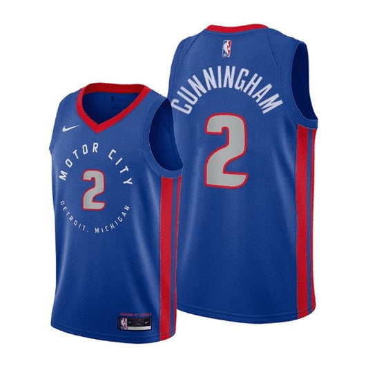 CADE CUNNINGHAM DETROIT PISTONS CITY EDITION JERSEY - Prime Reps