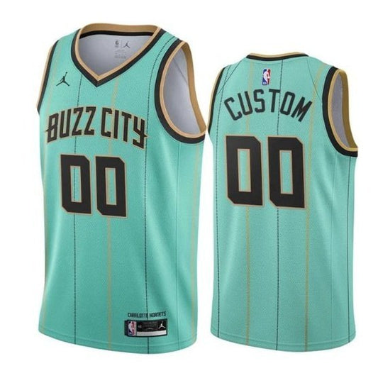 CUSTOM CHARLOTTE HORNETS "BUZZ CITY" CITY EDITION JERSEY - Prime Reps