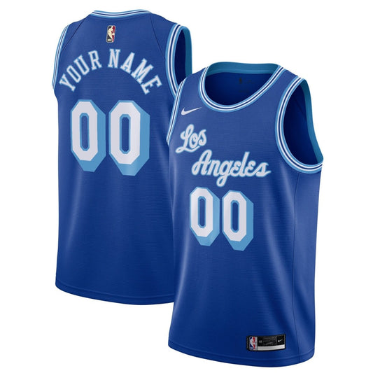 CUSTOM LOS ANGELES LAKERS THROWBACK JERSEY - Prime Reps