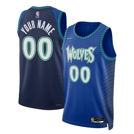 CUSTOM MINNESOTA TIMBERWOLVES 2021-22 CITY EDITION JERSEY - Prime Reps