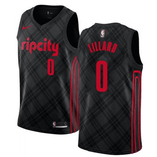 DAMIAN LILLARD PORTLAND TRAIL BLAZERS CITY EDITION JERSEY - Prime Reps