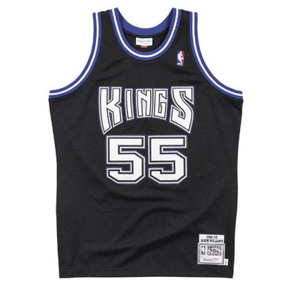 JASON WILLIAMS SACRAMENTO KINGS THROWBACK JERSEY (HEAT APPLIED) - Prime Reps
