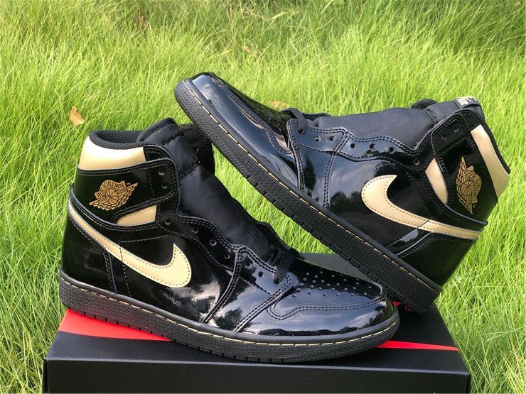 JORDAN 1 HIGH x BLACK METALLIC GOLD - Prime Reps