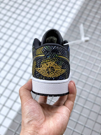 JORDAN 1 LOW x MULTICOLOR SNAKESKIN - Prime Reps