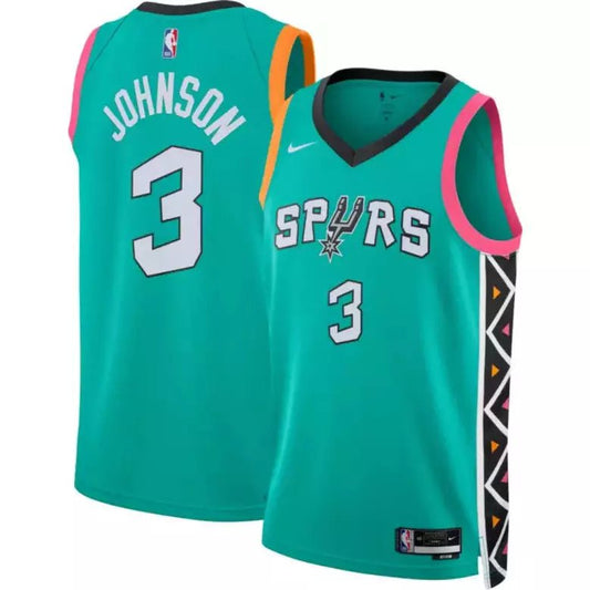KELDON JOHNSON SAN ANTONIO SPURS 2022-23 CITY EDITION JERSEY - Prime Reps