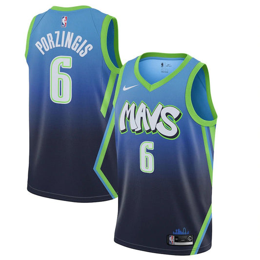 KRISTAPS PORZINGIS DALLAS MAVERICKS CITY EDITION JERSEY - Prime Reps