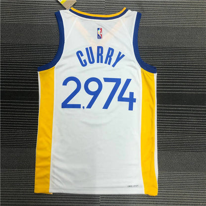 STEPHEN CURRY GOLDEN STATE WARRIORS ASSOCIATION "3PT RECORD" JERSEY - Prime Reps